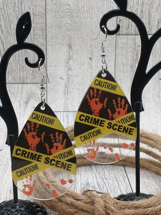 Crime Scene: French Hook Earrings
