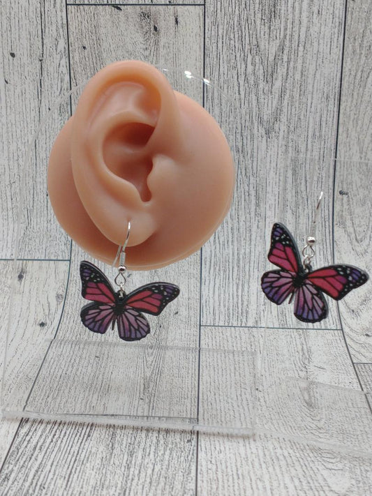 Butterfly: French Hook Earrings